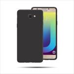 SUPER ME Samsung Galaxy J7 Prime Black Artificial Leather Dual Protection Back Cover