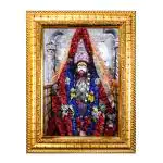 Hawai Tarapith Maa Tara Wooden Wall Hanging Home Décor Photo Frame 21x18cm SFDI416GLDFRM
