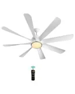 KUHL Platin D8 1500 MM 8 Aerodynamic Blades Reverse Mode Celling Fan, White