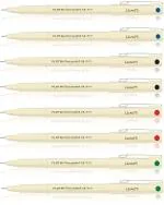 Pilot Hi-Tecpoint 05 Extra Fine Point Liquid Ink Pen | Tip Size - 0.5 MM | Unique Dimple Tip Technology | Ink Colour - 2 Blue, 2 Black, 2 Red and 2 Green | Pack of 8