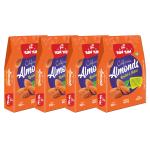 YUM YUM Premium California Roasted Lightly Salted Almond 1kg (Pack of 4 -250g Each)
