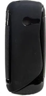 Newselect Samsung Galaxy B313E Black Rubber Back Cover