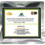 MGBN Gelatin With TamarindImli Seed Powder 2 In 1 Uses For Face Mask, Hair Removal Skin Care 75