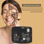 ODDEVEN Charcoal Face Scrub - Dead Skin Remover & Provides Clear Skin - SLES & PARABEN FREE Scrub  (50 g)