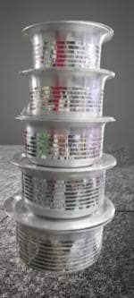 KFT Kitchen Fair Traders Aluminium Bhagona patila set 5 pcs Mirror design premium quality Tope Set with Lid 0.5 L capacity 16 cm diameter (Aluminium)