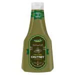 Naturin Dhaniya Pudina Chutney (Green Chatni) - Homemade Style Tangy Mint Coriander Sauce - Made with Fresh Dhaniya, Pudina & Green Chillies for Indian Snacks 370gm