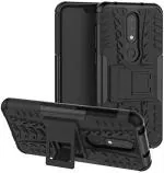 S-Hardline Nokia 6.1 Plus Black Polycarbonate Rugged Shockproof Armour Dual Layer Case