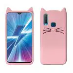 TRIFTY Pink Silicone Back Cover for Vivo Y11|MOBILE COVER|COVER|BACK COVER|MOBILE CASE|FLIP COVER