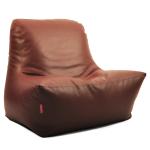 Couchette Prisma XXXL Slammer Chair Bean Bag Cover in Black Faux Leather
