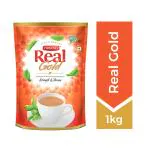 Rungta's Real Gold Special Assam Black Tea - 1KG | Strong & Fresh Kadak Chai | India Premium Blended Aromatic Long Leaf Ctc Tea Pouch