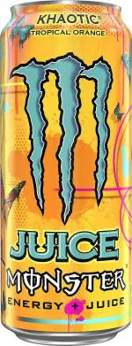 Monster Energy Juice Monster Khaotic Tropical Orange, Energy + Juice, Energy Drink, JST