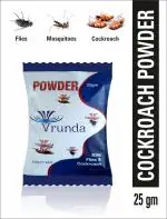 Vrunda Cockroach Powder / 25gm / Cockroach / Flies / Mosquito / Ant / Lizard / Insect Kills