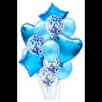 Sv Traders Blue Balloons Bouquet for Birthday/Anniversary/Party Decoration