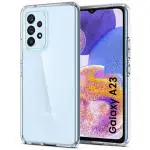 Fastship Rubber silicone Back Cover for SAMSUNG Galaxy A23 5G - Transparent