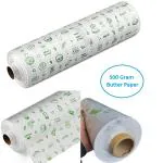 Homeleven Food Wrapping Parchment Paper Roll 1/2 KG Roti Paratha Wrap Hygienic Butter Paper 1 Piece