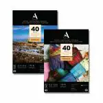 ArtRight Mixed Media Combo of A5 Watercolor Paper (40 Sheets) & A5 Sketching Paper (40 Sheets), 300 GSM Handmade Papers for Watercolour, Acrylic, Ink, Charcoal, Pencil and Mixed Media