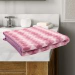 Satisfyn Microfiber Bath Towel Barfi Mauve Design Color