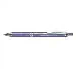 Pentel Metal Energel Retractable Roller Gel Pen - Black Ink (Violet Body)