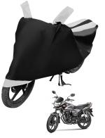 Auto Hub Bike Cover for Honda CB Shine , Dustproof UV Protection water resistant Custom Fit Cover-(Black-White )