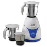 AGARO Blitz, 750W Mixer Grinder with 3 SS Jars, Blue & White