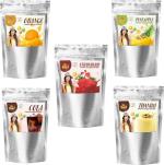 Mr.Kool Orange,Pineapple,Strawberry,Cola,Thandai Instant Drink Powder 400gm.Pack Of 5 Energy Drink