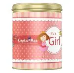 Cookieman Assorted Cookies Gift Pack - It’s a Baby Girl Gift - 600g Tin
