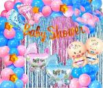 GROOVY DUDZ Premium Baby Shower Combo Decorations Set For Your Beautiful Home Decoration - (49Pcs)