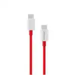 LAZYwindow SuperVOOC/WARP/DASH Type C To C 120W Fast Charging Data Cable (1 Meter, Red)