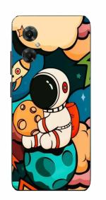 TOPPINGS printed Matte Finish Vinyl mobile back skin (This is Not Back CASE/COVER) for Xiaomi Redmi Note 11R Design C02 -MT