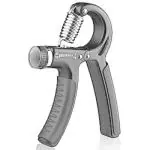 ShopiMoz Adjustable Hand Grip Strengthener Resistance from5-60 kg, Non-Slip Hand Gripper Perfect for Musicians Athletes and Hand Rehabilitation Exercising (Multicolor)