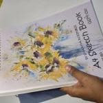 SHARMA BUSINESS Acrylic 30 Sheets A4 Sketchbook Pack of 1, Top Spiral-Bound Sketch Pad for Artists, Sketching and Drwaing