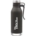 TREO Bolt with hook Thermosteel Hot & Cold Bottle 500 ml Bottle (Pack of 1, Black, Steel)