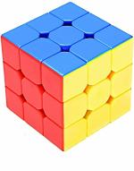 Zyamalox Multicolor Plastic Drift Gear Stickerless Speed Magic Cube Toy for Kids and Adults