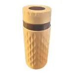 IDEAL PRIME Leak Proof BPA Free Double Wall Insulated Plastic Thermos Flask Inner Steel 450 ml | Airtight Flask For Tea/Coffee/Office/Employees Pack Of 1