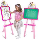 GiftinGuru  Easel Black and White Boards for Kids - Amazing Quality, Educational Board for Kids, Study with Fun (5 in 1 Easel Princess)