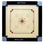 ZS PRIME 36 Inch Professional Size Wooden Carrom Board with Coinset, Striker | Premium Wooden Carrom Board with Smooth Playing Surface, Durable Frame