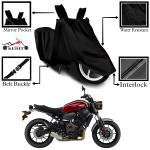 Kedit Yamaha XSR155 Motorcycle Bike Scooty Cover Black Colour Water Resistant - UV Protection & Dust Proof Imported Fabric Quality,Sun Protection,Weather Bike - Scooty Two Wheeler Body CoverYamaha XSR155
