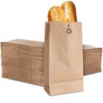 MAPPA | 1 KG Capacity | Kraft Brown Paper Bags | Large Paper | Lunch Bags for Packing Lunch | Pack of 60 Pcs