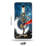 Tweakymod Printed Lord Shiva Back Cover For Redmi Note 3