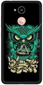 instyler Gionee S6 Pro Matte Vinyl Owl Printed Mobile Skin Sticker with Scratch Resistant Lamination