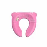Safe-o-kid 2 Portable Foldable Potty Seats, Best Hygienic Sanitary Toilet Solution For Kids , Pink (Comes With A Carry Bag) Pack of 2