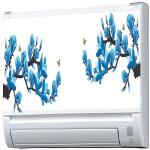Asmi Collections 95 cm Split AC Stickers Self Adhesive Sticker (Pack of 1) | Wall Sticker | waterproof wall sticker