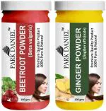 Park Daniel Premium Beetroot Powder And Ginger Powder, 100 G Each (Combo Of 2) |Hair Care|Dandruff Control hair Powder|Healthy Strong Hair Mask
