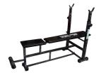 BODYMAXX BODY MAXX Heavy Duty Adjustable Incline, Decline, and Flat Bench- Weight Strength Training, Sit Up ABS Fitness Bench (Black, Brown) Weight Limit: 200 Kg