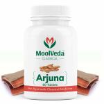 Moolveda Arjuna Tablets | Uses for Natural Cardiovascular Support | Also Promotes Good Urinary Health | 60 Veg Tablets