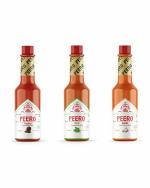 Peero Hot Sauce Garlic, Sichuan Pepper and Mint Organic 60 g (Pack of 3)