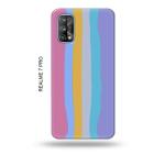 Tweakymod Printed Rainbow New Back Cover For Realme 7 Pro