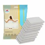 PRIME PICK Disposable Non Woven Shower Towel | Face, Body Use | Luxurious Comfort, Travel Ultra Soft, Hygienic, Ecofriendly | Towel for Hospital, Hotel, Travelling, Spa & Beauty Parlour(Pack of 10)
