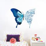 Decal O Decal Butterfly with Motivational Quotes