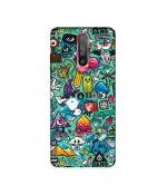 Casotec Crazy Design 3D Printed Hard Back Case Cover for Poco X2 / Mi Redmi K30